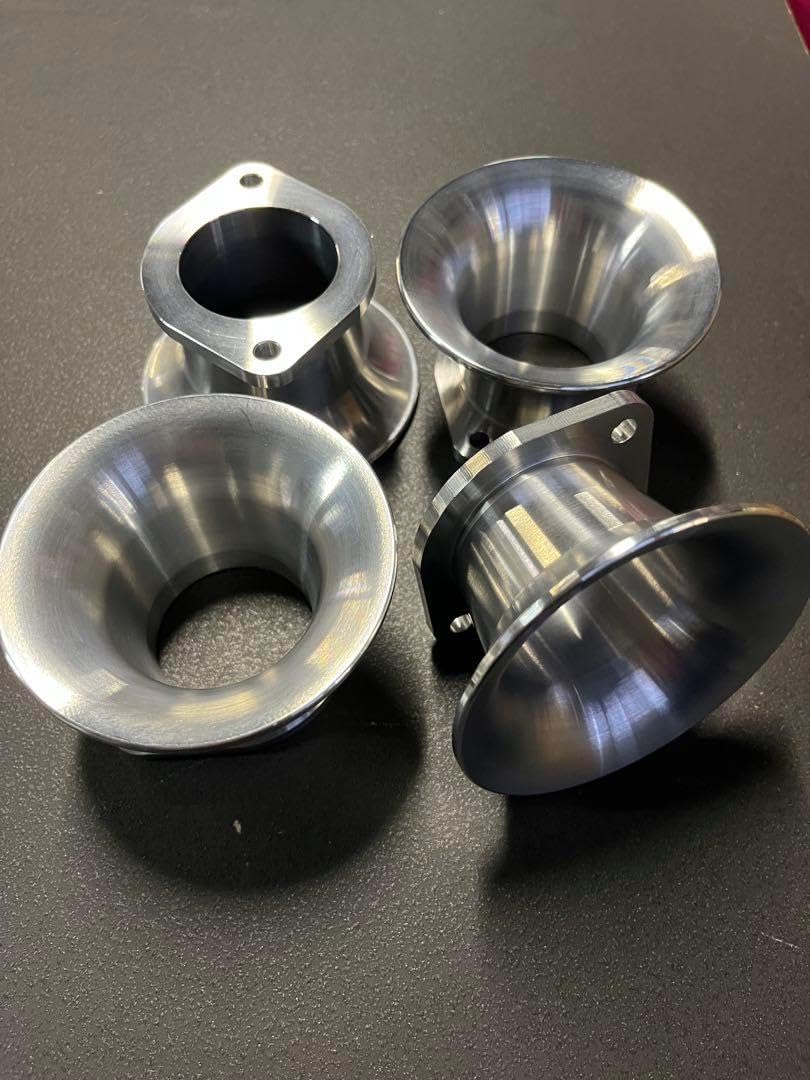 ソレックス ウェーバー 40パイ ファンネル ロング 100mm アルミ削り出し ソレックス ウェーバー 40パイ ファンネル ロング 100mm アルミ